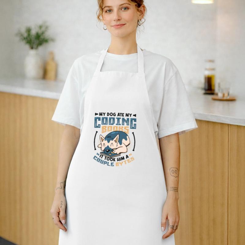 Dog Bytes Code Programmation de blagues informatiques Tablier de cuisine