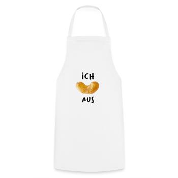 Ich Erdnusflip aus Ich flippe aus Ich flip aus - Kochschürze - Weiß - Vorne - AI Model Male 185 dark (185cm)