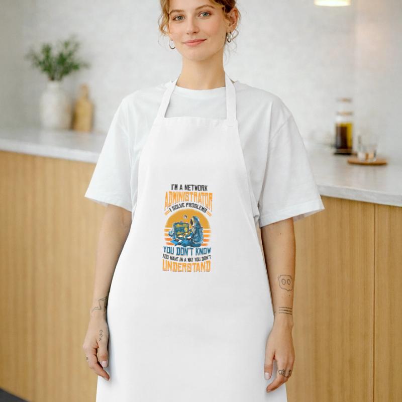 Solve Problems It-support Network Administrator Cooking Apron
