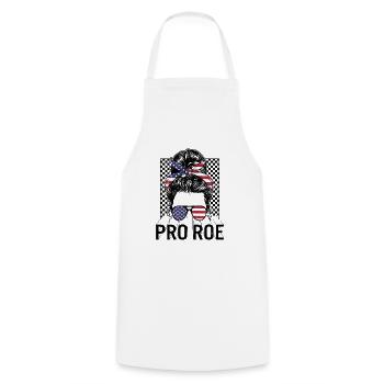 Pro Choice Shirt, Pro Roe Cute Messy Bun 1973 Tee - Kochschürze - Weiß - Vorne - AI Model Male 185 dark (185cm)