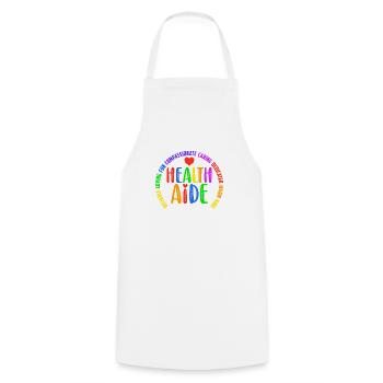 Fun Squad School Assistant Principal Health Aide - Cooking Apron - white - Front - AI Model Male 185 dark (185cm)