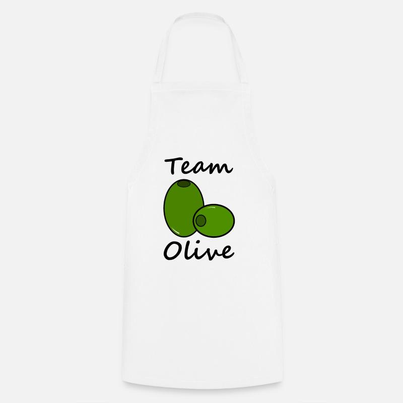 Équipe Olive - Tablier de cuisine - blanc