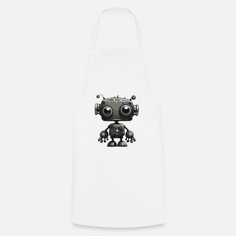 Petit ami robot - Tablier de cuisine - blanc