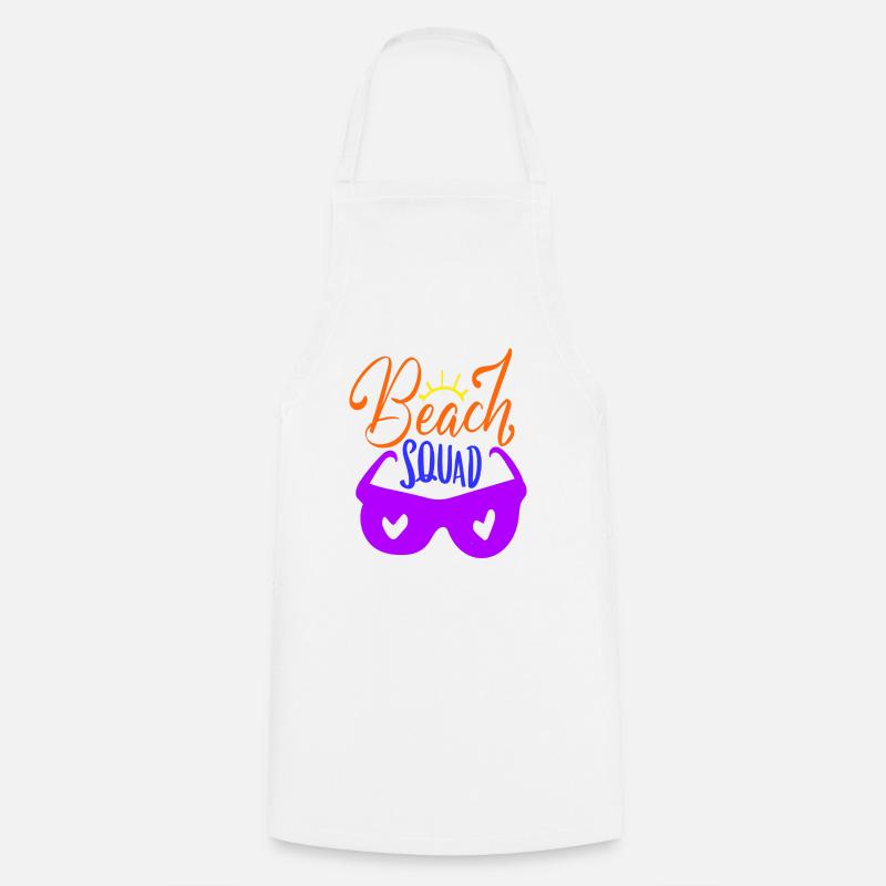 Beach Squad - Cooking Apron - white