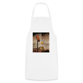 Moonlight Basketball - Cooking Apron - white - Front - AI Model Male 185 dark (185cm)