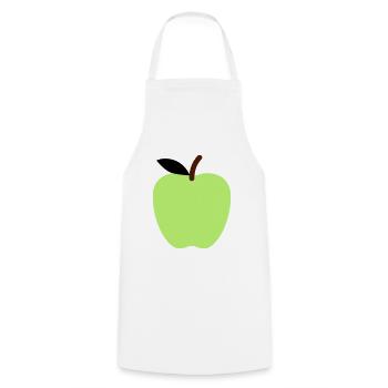 Apple Apple Gift - Cooking Apron - white - Front - AI Model Male 185 dark (185cm)