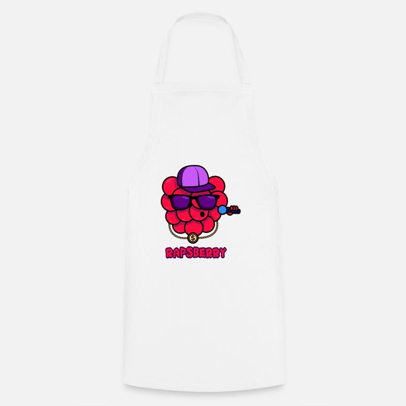 Rap Framboise - Tablier de cuisine - blanc