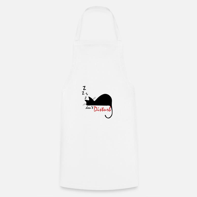 dormir, ne pas déranger - dormir, ne pas déranger - Tablier de cuisine - blanc