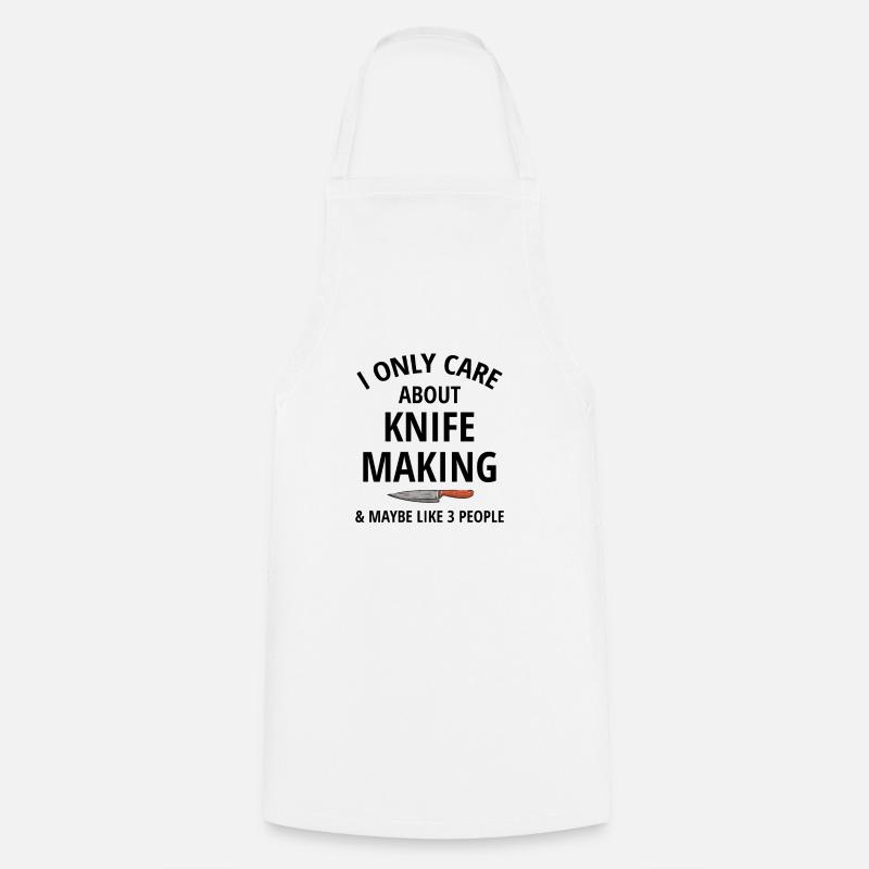 Coutellerie Coutellerie Coutellerie Fabrication de couteaux - Tablier de cuisine - blanc