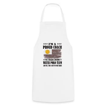Water Polo Coach Water Polo Coach Water Polo Club - Cooking Apron - white - Front - AI Model Male 185 dark (185cm)