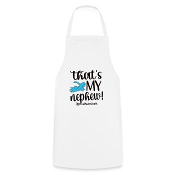 Proud Swimming Aunt Swimmer Swimming Aunt - Cooking Apron - white - Front - AI Model Male 185 dark (185cm)