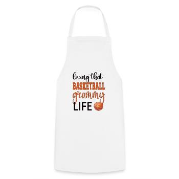 Grammy Oma Von Basketballspieler Basketball Grammy - Kochschürze - Weiß - Vorne - AI Model Male 185 dark (185cm)