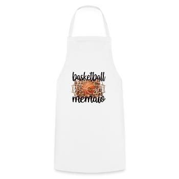 Memaw Grandma Of Basketball Player Basketball Memaw - Cooking Apron - white - Front - AI Model Male 185 dark (185cm)
