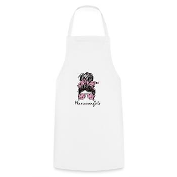 Fier danse nounou grand-mère de danseur danse nounou - Tablier de cuisine - blanc - Devant - AI Model Male 185 dark (185cm)