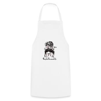 Memaw Grand-mère du joueur de baseball Baseball Memaw - Tablier de cuisine - blanc - Devant - AI Model Male 185 dark (185cm)