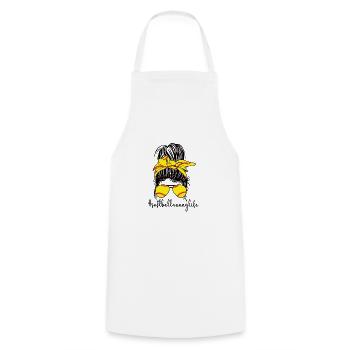 Nounou Mamie De Joueur De Softball Nounou De Softball - Tablier de cuisine - blanc - Devant - AI Model Male 185 dark (185cm)