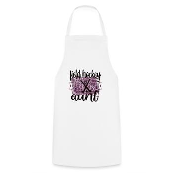 Best Field Hockey Aunt Field Hockey Player Aunt - Cooking Apron - white - Front - AI Model Male 185 dark (185cm)