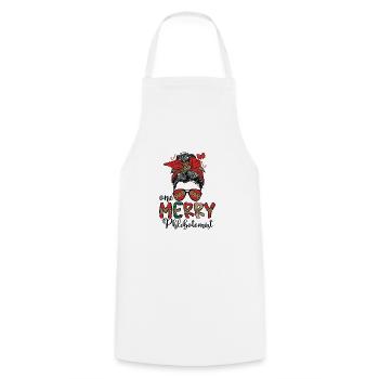 Phlebotomist Christmas Phlebotomy Tech Xmas Gifts - Cooking Apron - white - Front - AI Model Male 185 dark (185cm)