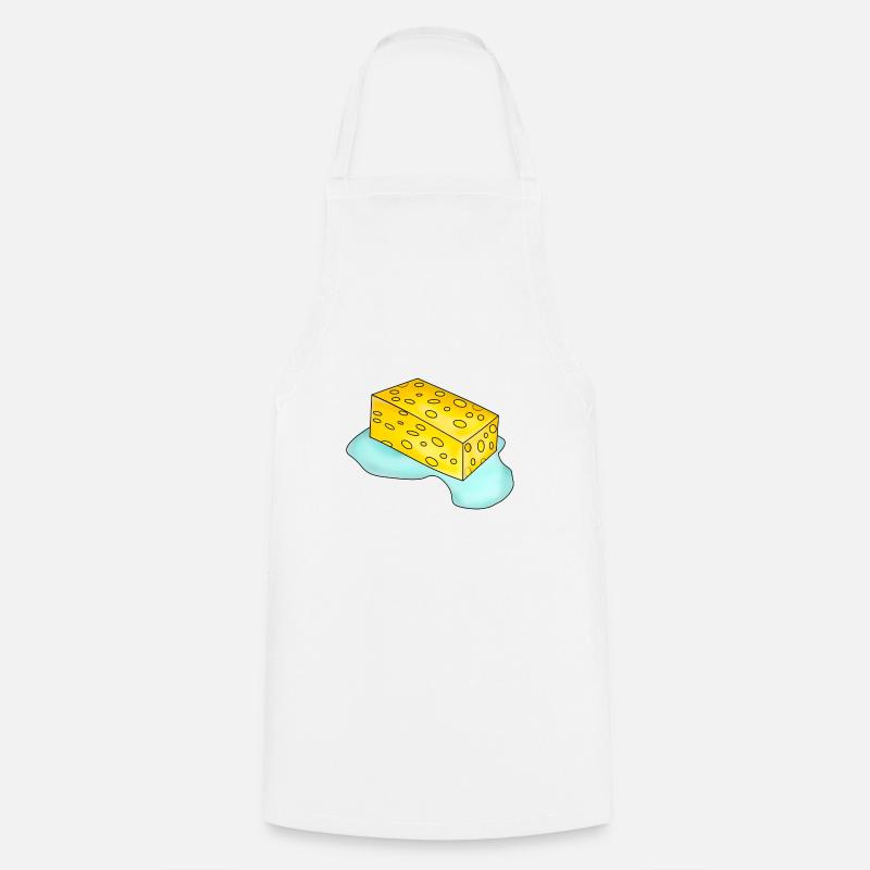 Sponge with water - Cooking Apron - white