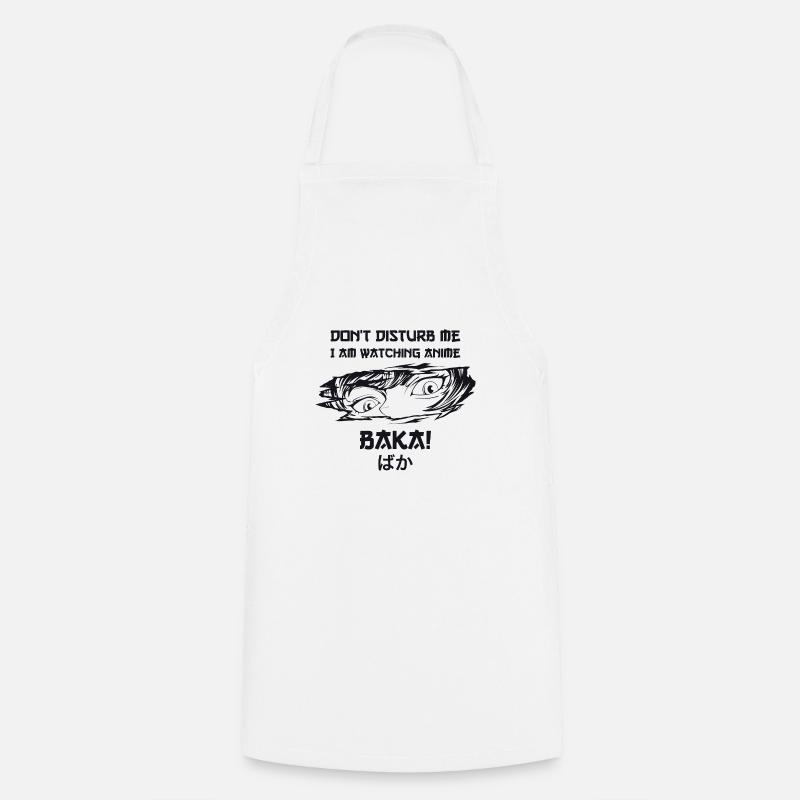Funny Baka - Anime - Cooking Apron - white