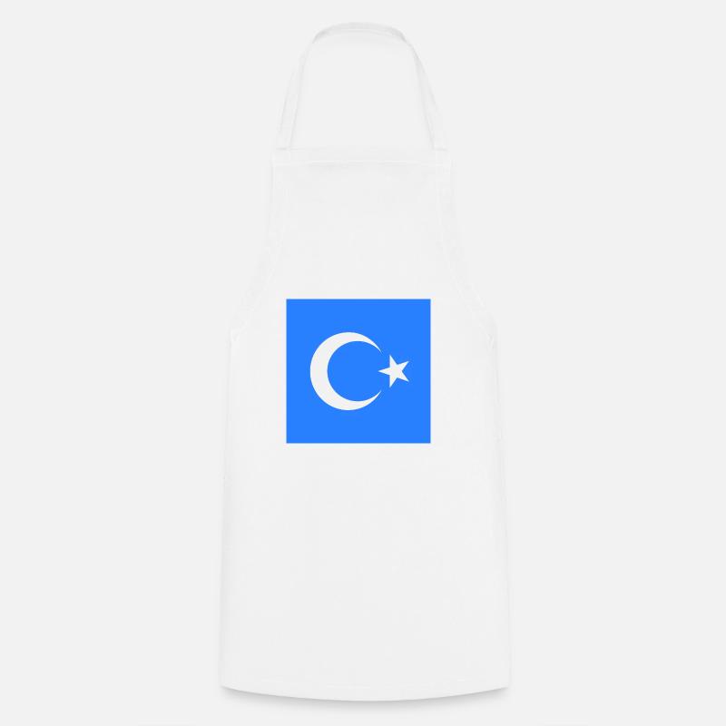 Ouïghours - Tablier de cuisine - blanc