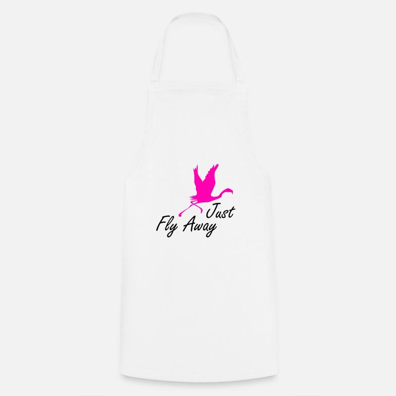 Flamingos Flamingo - Cooking Apron - white