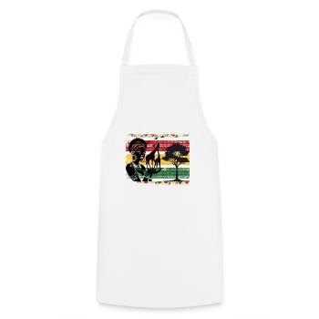 Africa Safari Animals Africa Elephant Holiday Nature - Cooking Apron - white - Front - AI Model Male 185 dark (185cm)