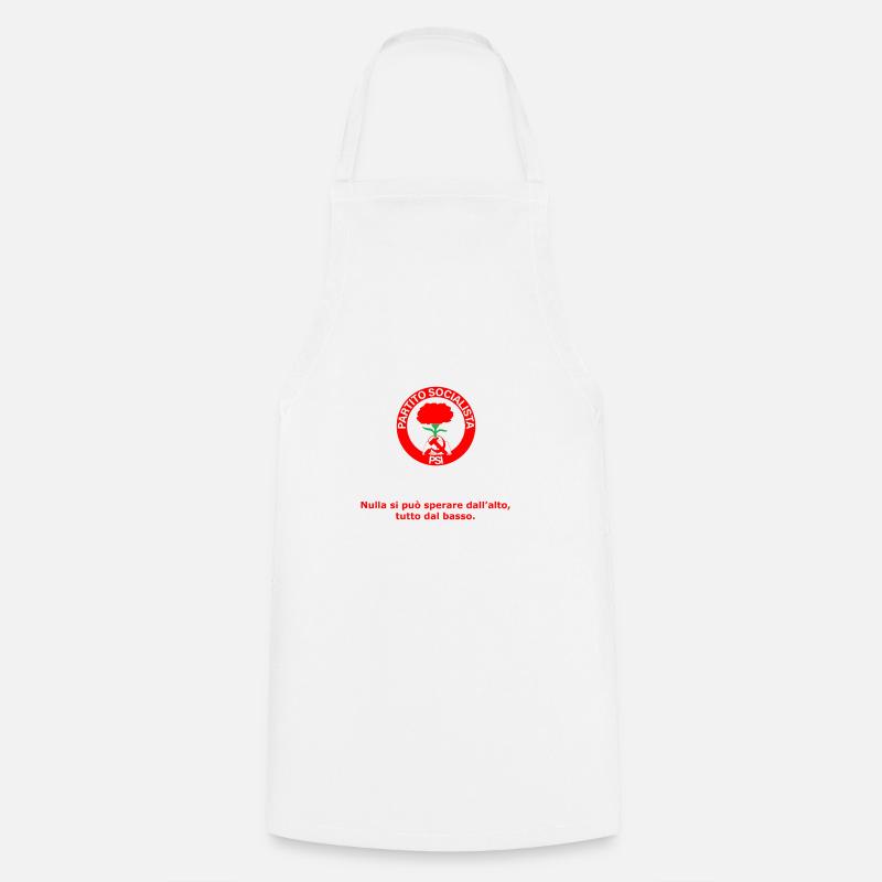 Nothing can be hoped from above - Cooking Apron - white