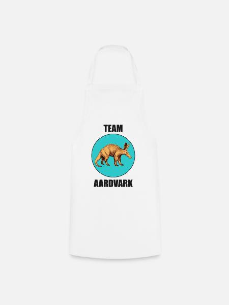 Tiere Natur Logo Comic Erdferkel Artwork Aardvark - Kochschürze - Weiß