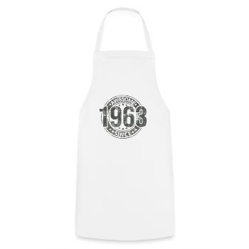 Awesome Since Vintage 1963 Retro Birthday - Cooking Apron - white - Front - AI Model Male 185 dark (185cm)