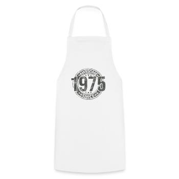 Awesome Since Vintage 1975 Retro Birthday - Cooking Apron - white - Front - AI Model Male 185 dark (185cm)