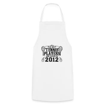 2012 tennis joueur cadeau joueur de tennis 2012 - Tablier de cuisine - blanc - Devant - AI Model Male 185 dark (185cm)