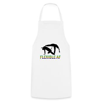 Capoeira Athletic pour la danse afro-brésilienne - Tablier de cuisine - blanc - Devant - AI Model Male 185 dark (185cm)