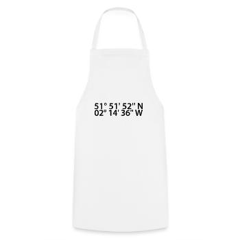Coordonnées de Gloucester - Tablier de cuisine - blanc - Devant - AI Model Male 185 dark (185cm)