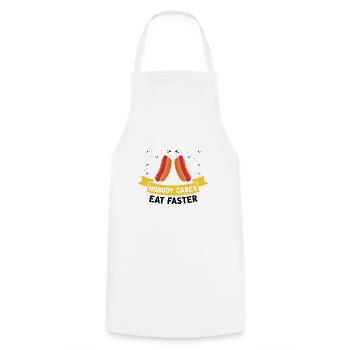 Restauration rapide Hot Dog Hotdog FastFood - Tablier de cuisine - blanc - Devant - AI Model Male 185 dark (185cm)