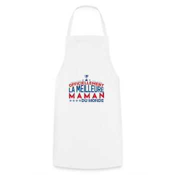 Maman Fête des mères ma maman Cadeau pour maman !! - Tablier de cuisine - blanc - Devant - AI Model Male 185 dark (185cm)
