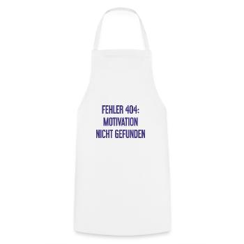 Erreur 404 : Motivation introuvable - Tablier de cuisine - blanc - Devant - AI Model Male 185 dark (185cm)