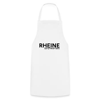 Rhine coordinates - Cooking Apron - white - Front - AI Model Male 185 dark (185cm)