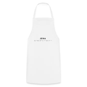 Jena coordinates - Cooking Apron - white - Front - AI Model Male 185 dark (185cm)