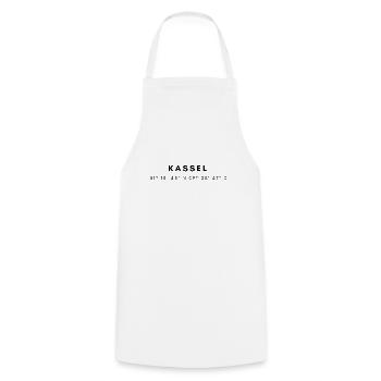 Coordonnées de Kassel - Tablier de cuisine - blanc - Devant - AI Model Male 185 dark (185cm)