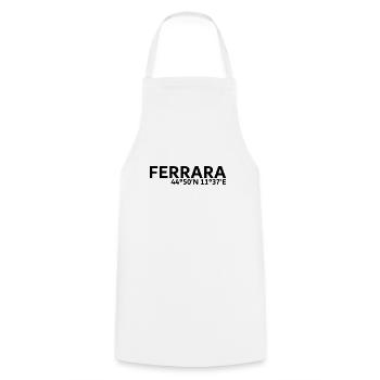 Ferrara coordinates - Cooking Apron - white - Front - AI Model Male 185 dark (185cm)