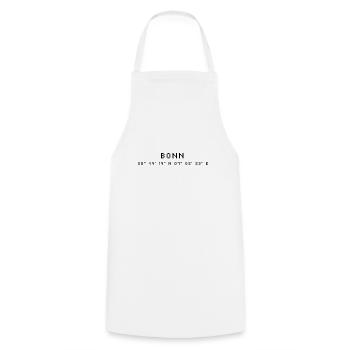Coordonnées Bonn - Tablier de cuisine - blanc - Devant - AI Model Male 185 dark (185cm)