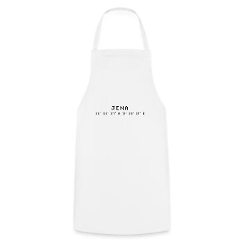 Jena coordinates - Cooking Apron - white - Front - AI Model Male 185 dark (185cm)