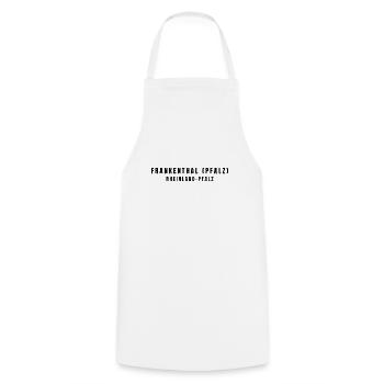 Frankenthal (Pfalz), Rhineland-Palatinate - Cooking Apron - white - Front - AI Model Male 185 dark (185cm)
