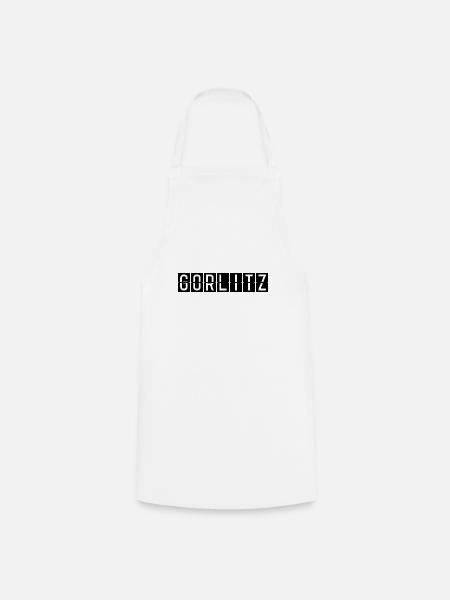 Görlitz Flughafentafel - Kochschürze - Weiß