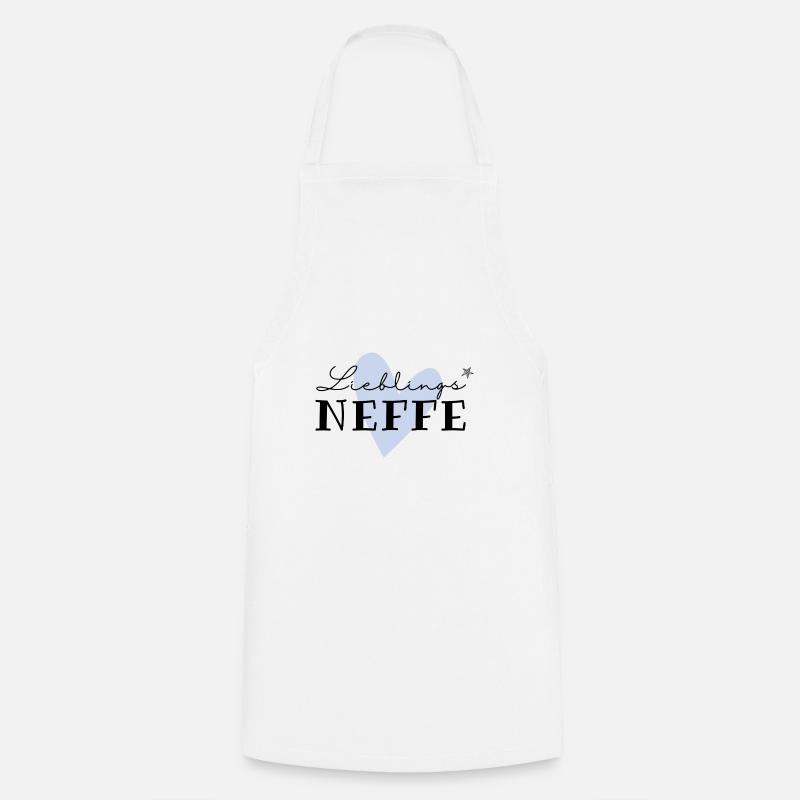 Lieblingsneffe/ bester Neffe / Geburt - Kochschürze - Weiß
