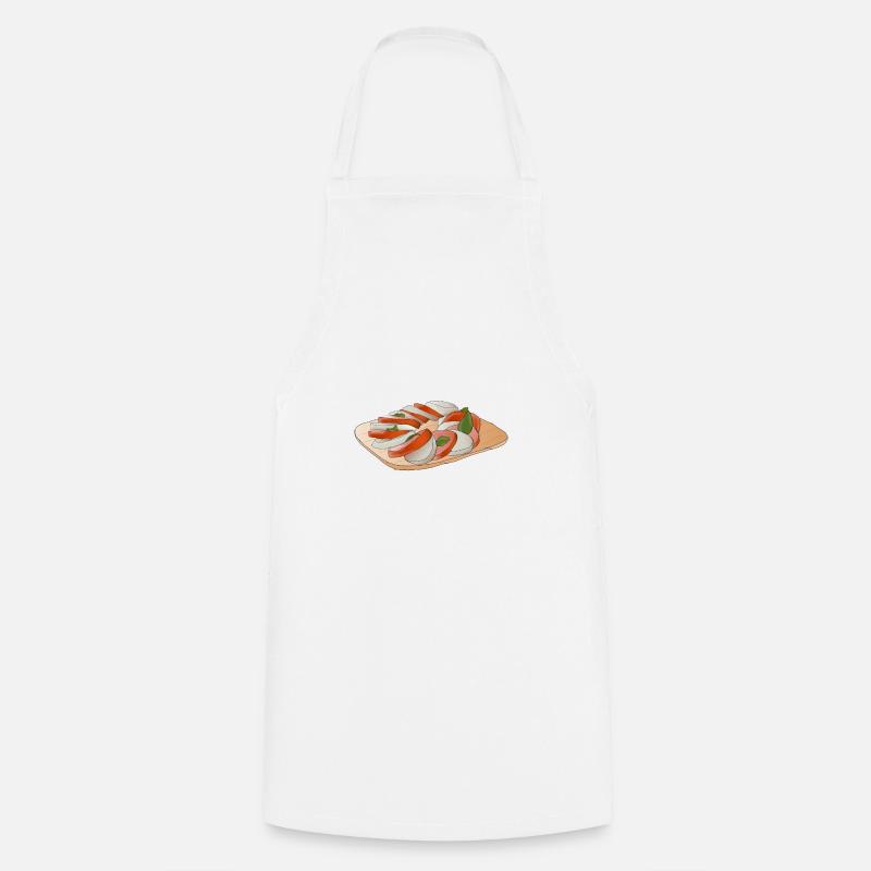 Mozzarella - Cooking Apron - white
