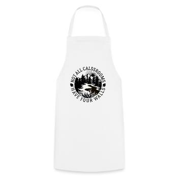 Toutes les salles de classe n’ont pas quatre murs - Natur - Tablier de cuisine - blanc - Devant - AI Model Male 185 dark (185cm)