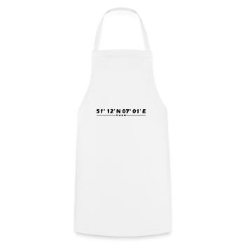 Haan Coordinates - Cooking Apron - white - Front - AI Model Male 185 dark (185cm)