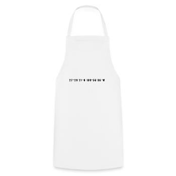 Ciudad Obregón, Mexique - Tablier de cuisine - blanc - Devant - AI Model Male 185 dark (185cm)
